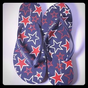 Tommy Hilfiger flip flops size 8m new without box